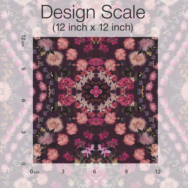 Mr. Kate Dried Flower Kaleidoscope Peel & Stick Wallpaper Peel and Stick Wallpaper RoomMates   