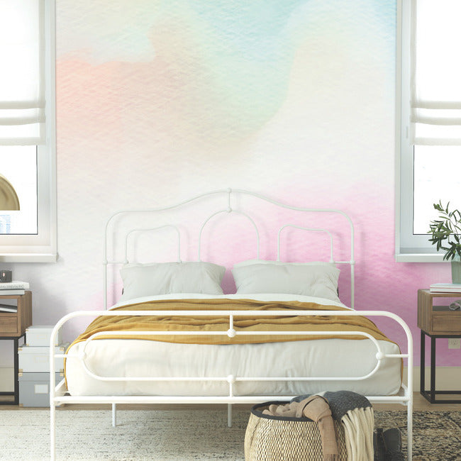 Mr. Kate Watercolor Peel & Stick Wallpaper Mural Wall Murals RoomMates   