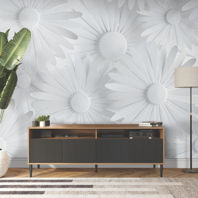 Mr. Kate  Modern Daisy Peel & Stick Wallpaper Mural Wall Murals RoomMates   