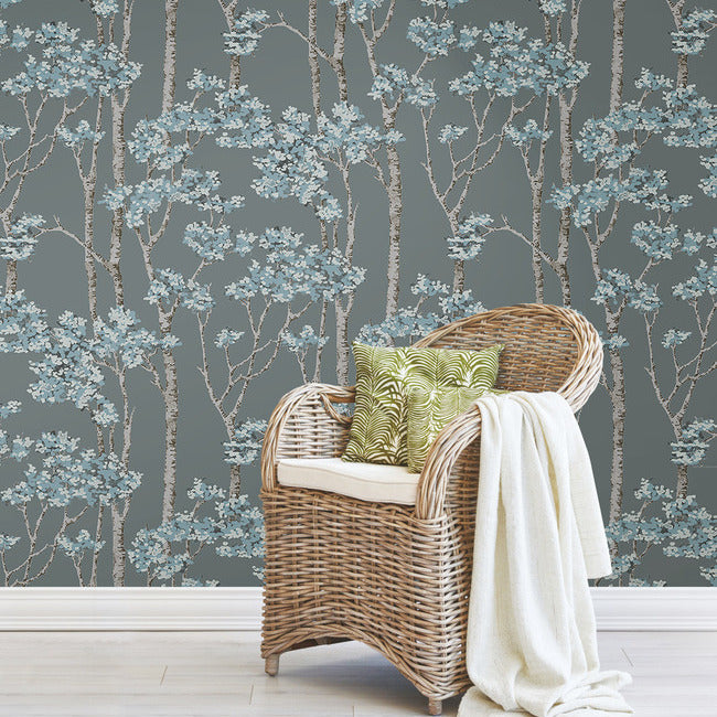 Birch Grove Peel & Stick Wallpaper Peel and Stick Wallpaper RoomMates   