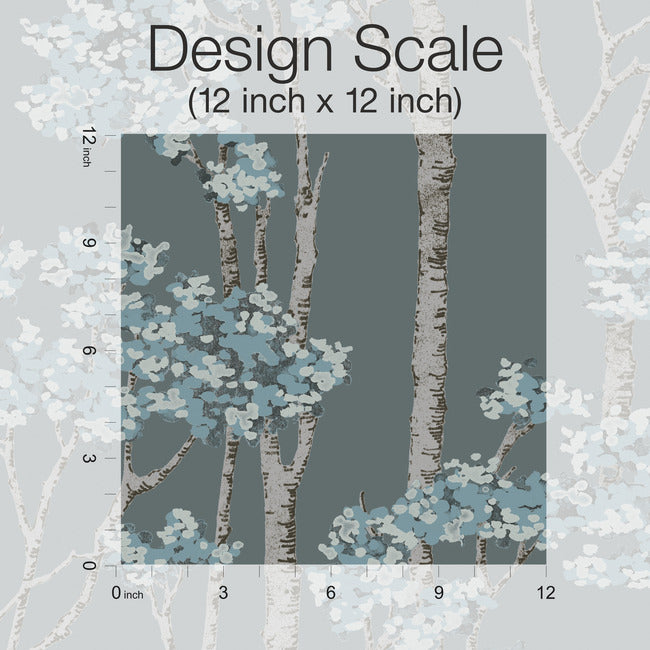 Birch Grove Peel & Stick Wallpaper Peel and Stick Wallpaper RoomMates   