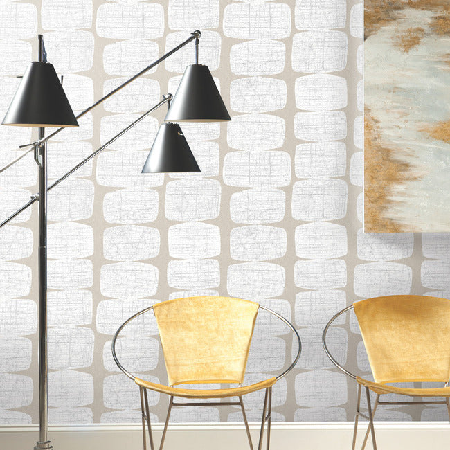 Mid-Century Beads Peel & Stick Wallpaper Peel and Stick Wallpaper RoomMates   