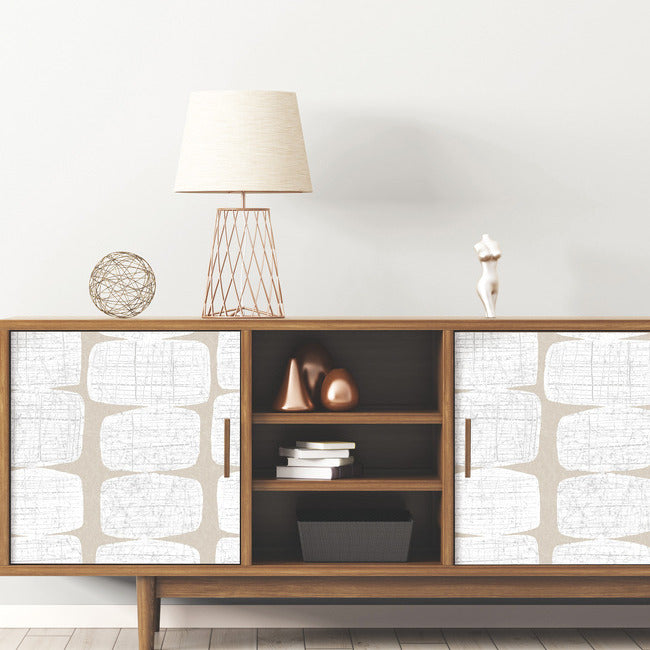 Mid-Century Beads Peel & Stick Wallpaper Peel and Stick Wallpaper RoomMates   