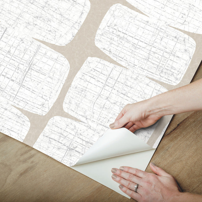 Mid-Century Beads Peel & Stick Wallpaper Peel and Stick Wallpaper RoomMates   