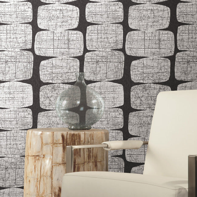 Mid-Century Beads Peel & Stick Wallpaper Peel and Stick Wallpaper RoomMates   