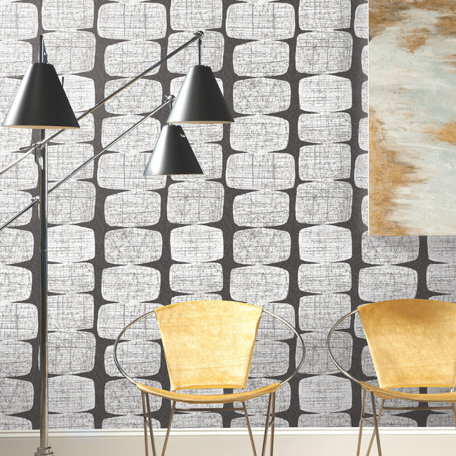 Mid-Century Beads Peel & Stick Wallpaper Peel and Stick Wallpaper RoomMates   