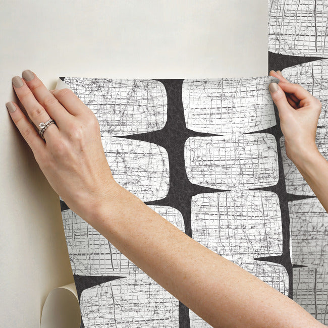 Mid-Century Beads Peel & Stick Wallpaper Peel and Stick Wallpaper RoomMates   