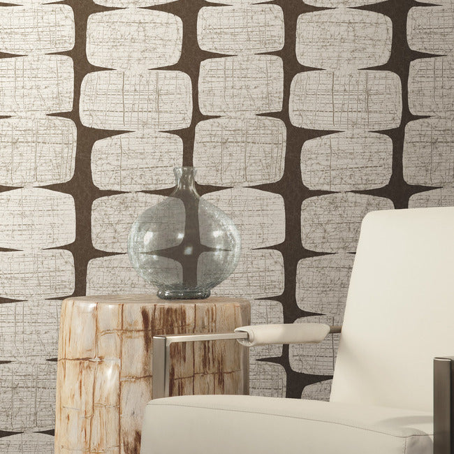 Mid-Century Beads Peel & Stick Wallpaper Peel and Stick Wallpaper RoomMates   