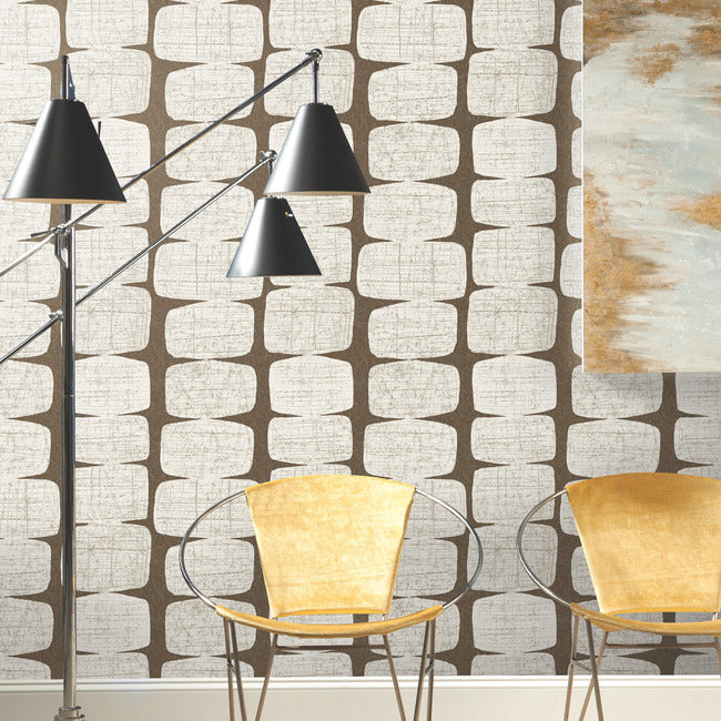 Mid-Century Beads Peel & Stick Wallpaper Peel and Stick Wallpaper RoomMates   