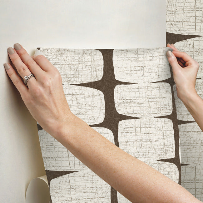 Mid-Century Beads Peel & Stick Wallpaper Peel and Stick Wallpaper RoomMates   