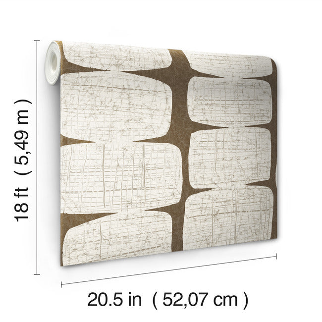 Mid-Century Beads Peel & Stick Wallpaper Peel and Stick Wallpaper RoomMates   