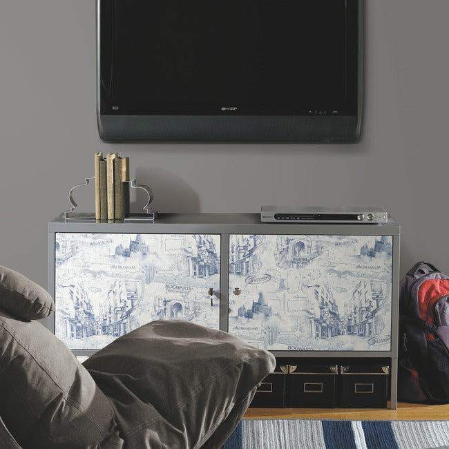 Harry Potter Map Peel and Stick Wallpaper Peel and Stick Wallpaper RoomMates   