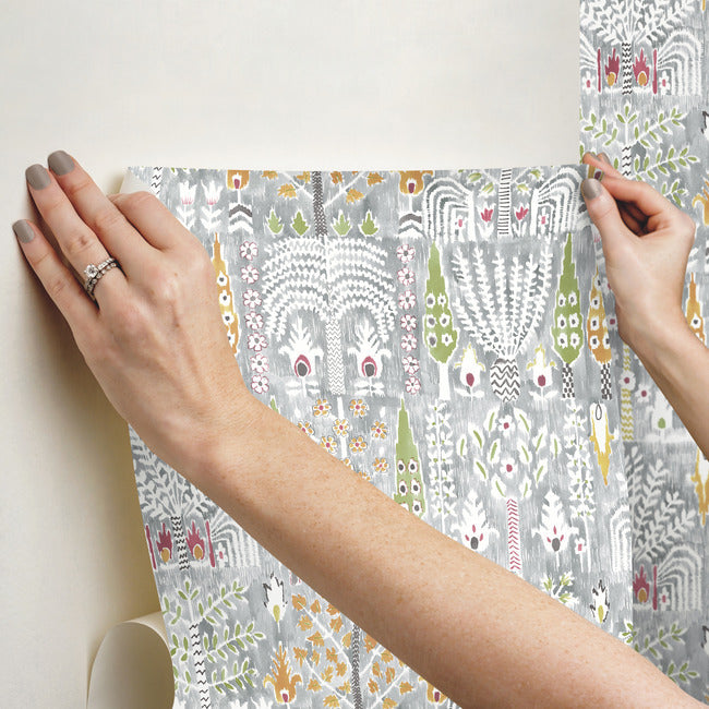 Persian Ikat Peel & Stick Wallpaper Peel and Stick Wallpaper RoomMates   