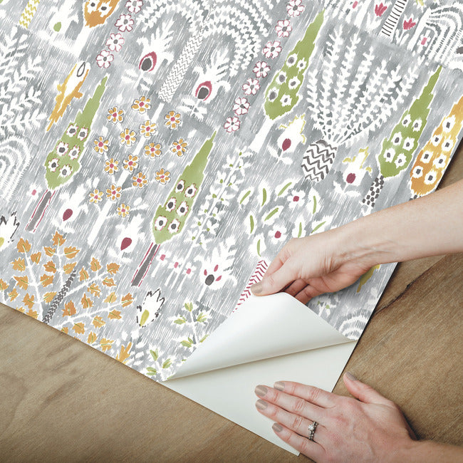 Persian Ikat Peel & Stick Wallpaper Peel and Stick Wallpaper RoomMates   