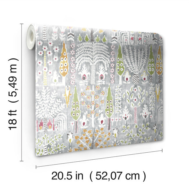 Persian Ikat Peel & Stick Wallpaper Peel and Stick Wallpaper RoomMates   