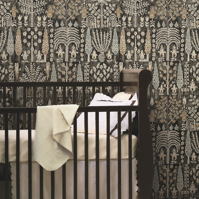 Persian Ikat Peel & Stick Wallpaper Peel and Stick Wallpaper RoomMates   