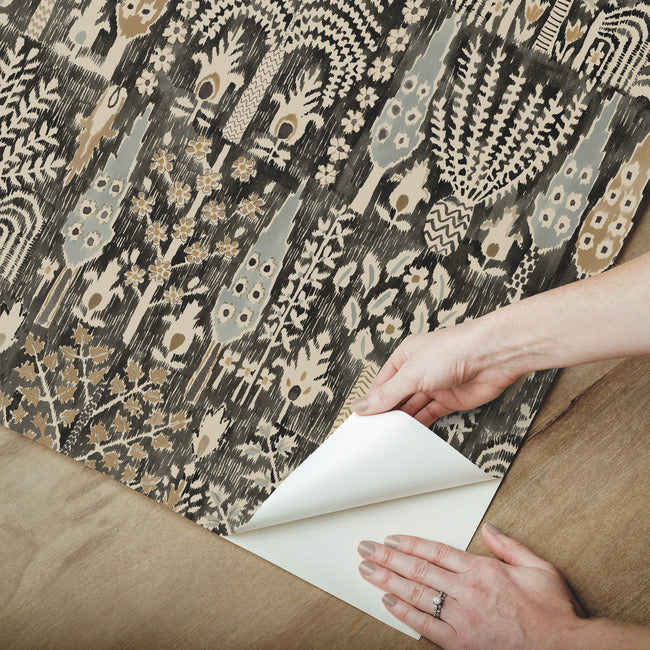 Persian Ikat Peel & Stick Wallpaper Peel and Stick Wallpaper RoomMates   