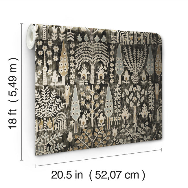 Persian Ikat Peel & Stick Wallpaper Peel and Stick Wallpaper RoomMates   