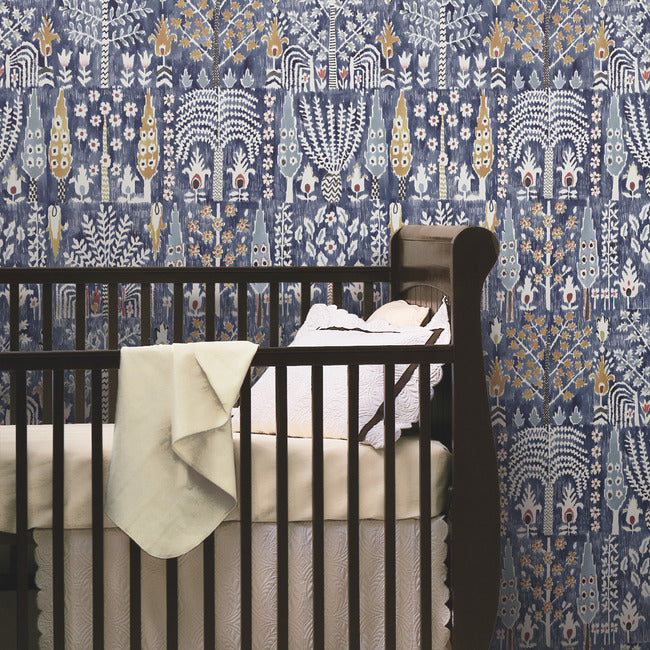 Persian Ikat Peel & Stick Wallpaper Peel and Stick Wallpaper RoomMates   