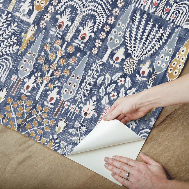 Persian Ikat Peel & Stick Wallpaper Peel and Stick Wallpaper RoomMates   