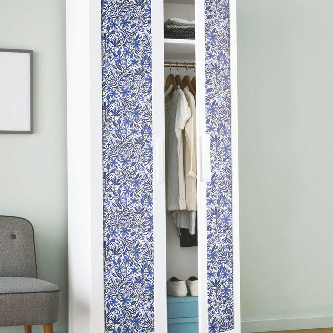 Cat Coquillette Porcelain Garden Peel & Stick Wallpaper Peel and Stick Wallpaper RoomMates   