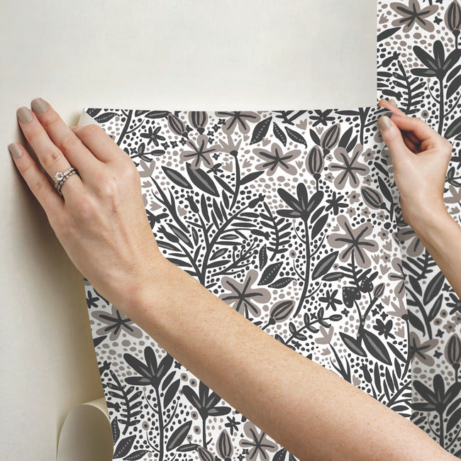 Cat Coquillette Porcelain Garden Peel & Stick Wallpaper Peel and Stick Wallpaper RoomMates   