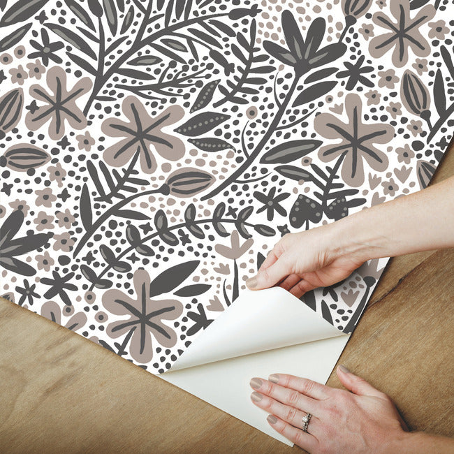 Cat Coquillette Porcelain Garden Peel & Stick Wallpaper Peel and Stick Wallpaper RoomMates   