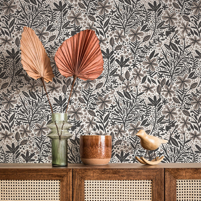 Cat Coquillette Porcelain Garden Peel & Stick Wallpaper Peel and Stick Wallpaper RoomMates   