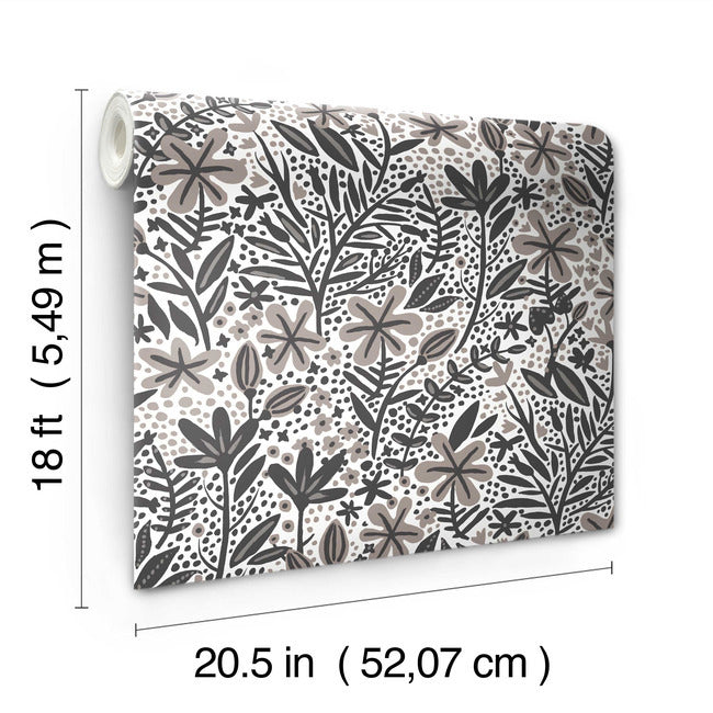 Cat Coquillette Porcelain Garden Peel & Stick Wallpaper Peel and Stick Wallpaper RoomMates   