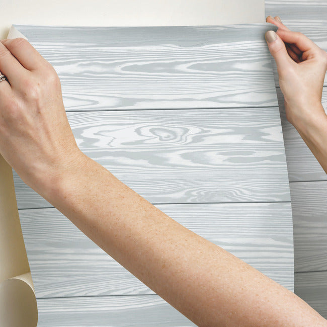 3D Textured Shiplap Peel & Stick Wallpaper (With Raised Inks) Peel and Stick Wallpaper RoomMates   
