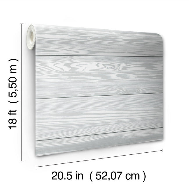 3D Textured Shiplap Peel & Stick Wallpaper (With Raised Inks) Peel and Stick Wallpaper RoomMates   