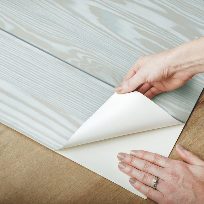 3D Textured Shiplap Peel & Stick Wallpaper (With Raised Inks) Peel and Stick Wallpaper RoomMates   