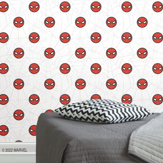 Spider-Man Icon Peel And Stick Wallpaper Peel and Stick Wallpaper RoomMates   