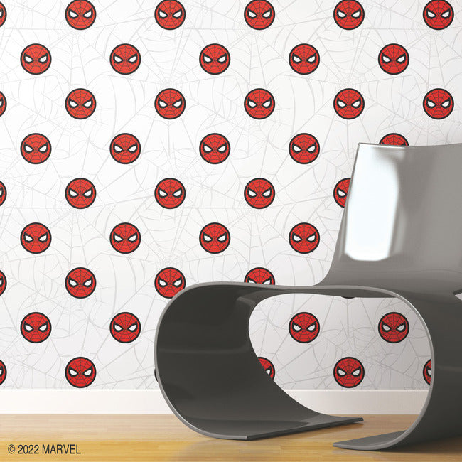 Spider-Man Icon Peel And Stick Wallpaper Peel and Stick Wallpaper RoomMates   