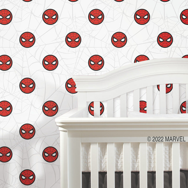 Spider-Man Icon Peel And Stick Wallpaper Peel and Stick Wallpaper RoomMates   