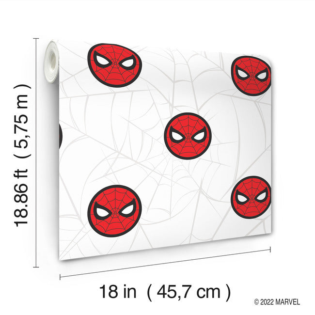Spider-Man Icon Peel And Stick Wallpaper Peel and Stick Wallpaper RoomMates   