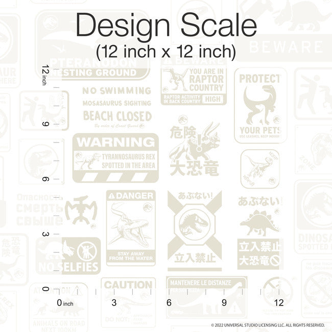 Jurassic World: Dominion Signs Peel And Stick Wallpaper Peel and Stick Wallpaper RoomMates   