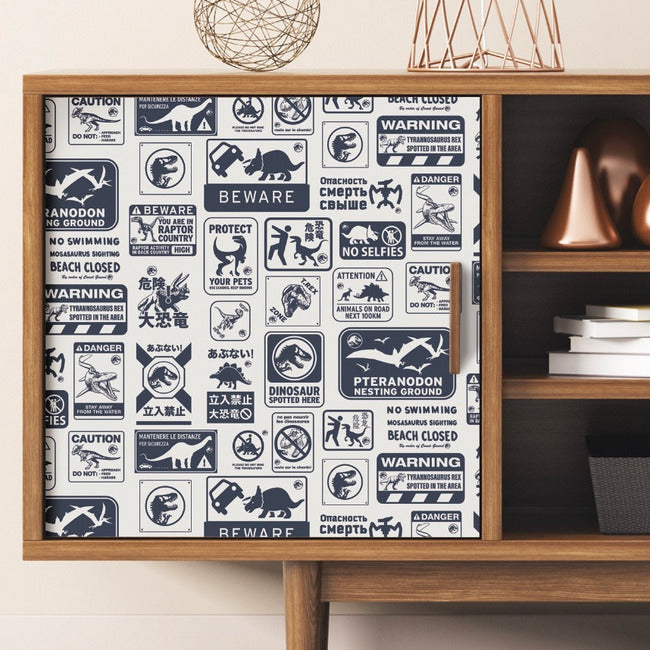 Jurassic World: Dominion Signs Peel And Stick Wallpaper Peel and Stick Wallpaper RoomMates   