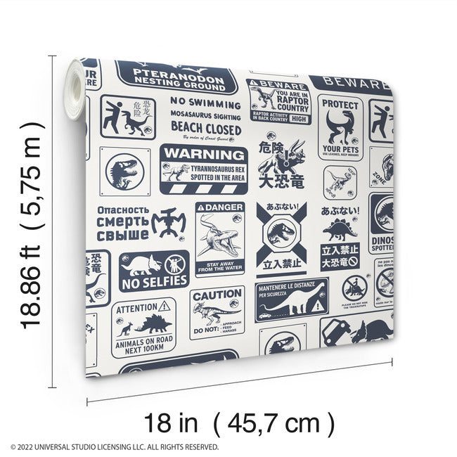 Jurassic World: Dominion Signs Peel And Stick Wallpaper Peel and Stick Wallpaper RoomMates   