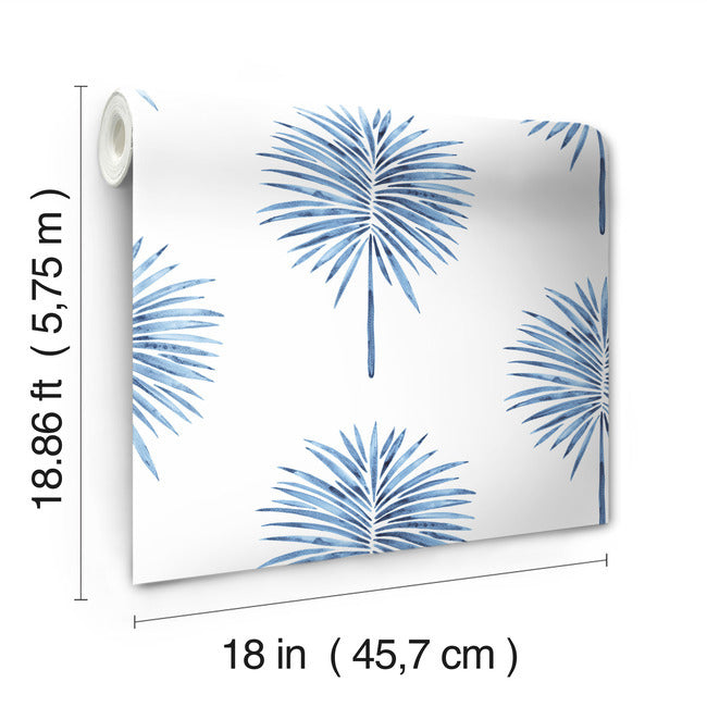 Cat Coquillette Fun Fronds Peel & Stick Wallpaper Peel and Stick Wallpaper RoomMates   