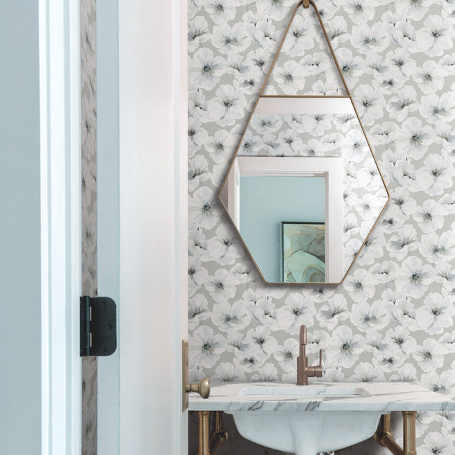 Tamara Day Hawthorn Blossom Wallpaper Peel and Stick Wallpaper RoomMates   