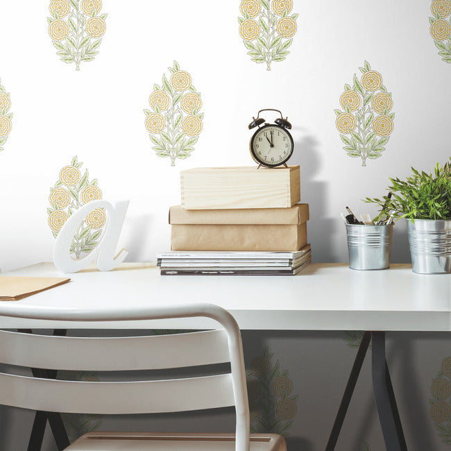 Tamara Day Dutch Floral Wallpaper Peel and Stick Wallpaper RoomMates   