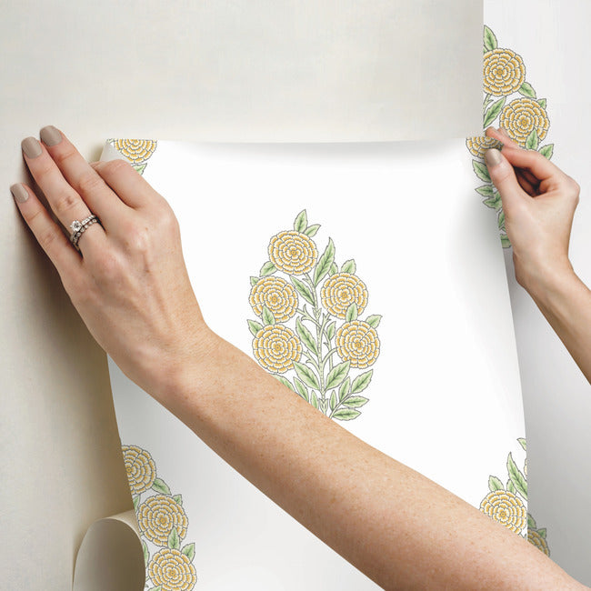 Tamara Day Dutch Floral Wallpaper Peel and Stick Wallpaper RoomMates   