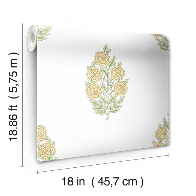 Tamara Day Dutch Floral Wallpaper Peel and Stick Wallpaper RoomMates   