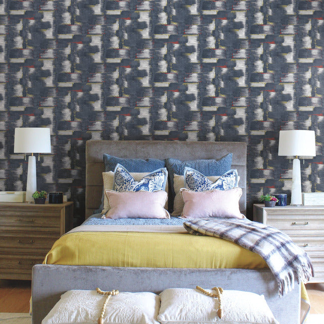 Tamara Day Modern Ikat Wallpaper Peel and Stick Wallpaper RoomMates   