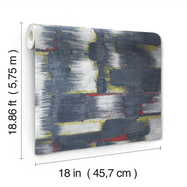 Tamara Day Modern Ikat Wallpaper Peel and Stick Wallpaper RoomMates   