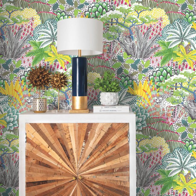 Tamara Day Jungle Vibe Wallpaper Peel and Stick Wallpaper RoomMates   