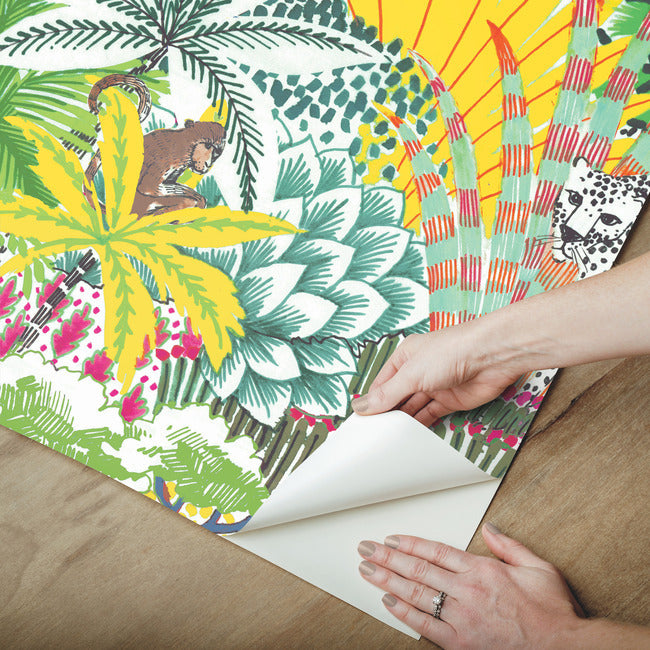 Tamara Day Jungle Vibe Wallpaper Peel and Stick Wallpaper RoomMates   