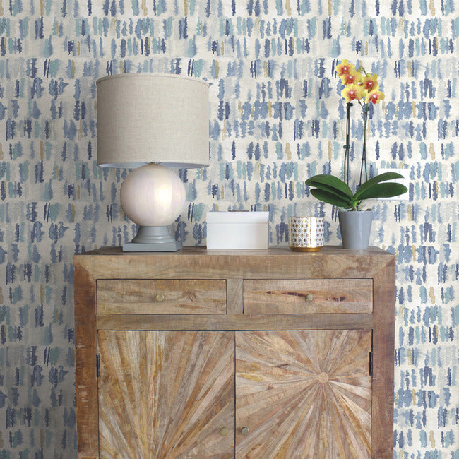 Tamara Day Watercolor Fountain Wallpaper Peel and Stick Wallpaper RoomMates   