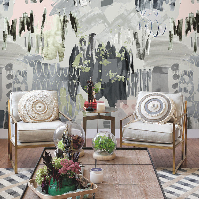 Tamara Day Abstraction Wallpaper Mural Wall Murals RoomMates   